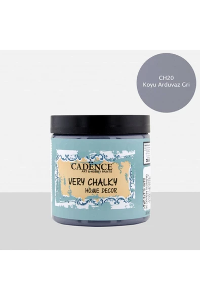 Very Chalky Home Decor 500 Ml Ch20 Koyu Arduvaz Gri Boya ürün görseli 1
