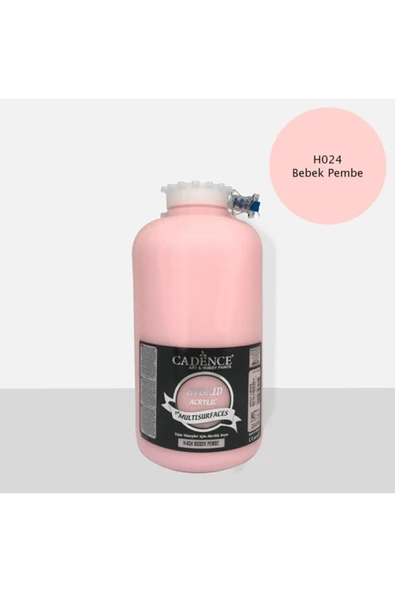 Hybrid Multisurface Akrilik Boya 2 Lt. H-024 Bebek Pembe ürün görseli 1
