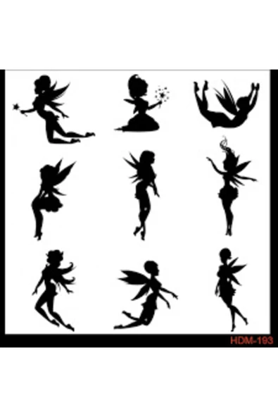 Hdm193 Home Dekor Midi Stencil (25x25) ürün görseli 1