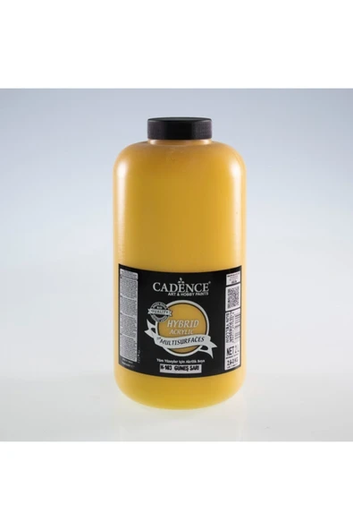 H-103 Güneş Sarı 2000 Ml (3 Kg ) Hybrid Multisurface Akrilik Boya (hibrit) ürün görseli 1