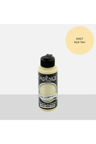 H-007 Açık Sarı 120 Ml Multısurface Hybrıd Akr. ürün görseli 1