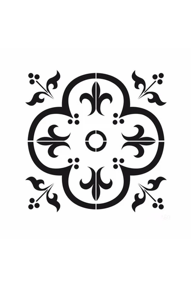 Hdm180 Home Dekor Midi Stencil (25x25) ürün görseli 1