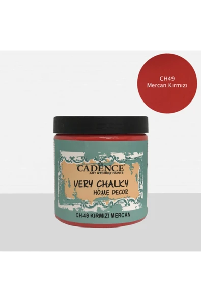 Ch49 Mercan Kırmızı 500ml Very Chalky Home Decor ürün görseli 1
