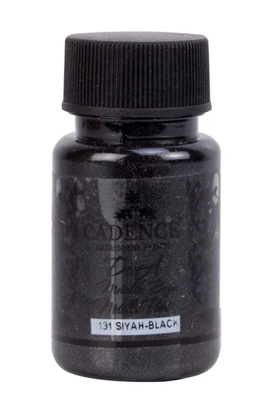 Dora Metalik Boya Siyah 131 50 ml ürün görseli 1
