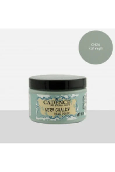 Very Chalky Home Decor Mobilya Boyası 150 ml. 24 Küf Yeşili ürün görseli 1