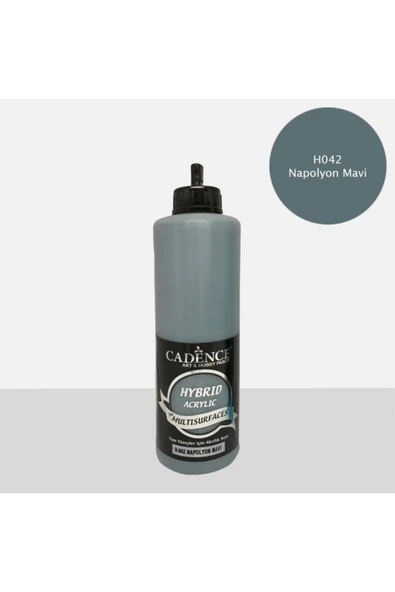 Hibrit Multisurface Akrilik Boya 500 Ml H042 Napolyon Mavi ürün görseli 1