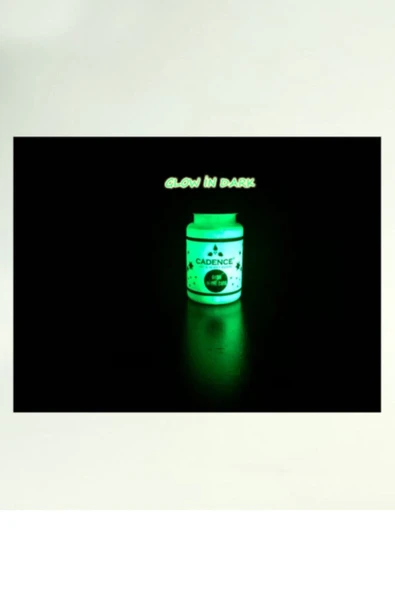 Karanlıkta Parlayan Hayalet Boya(glow In Dark)-50ml. Naturel Yeşil ürün görseli 1
