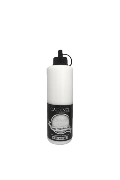 Beyaz Renginde Akrilik Boya 500 ml H-001 ürün görseli 1