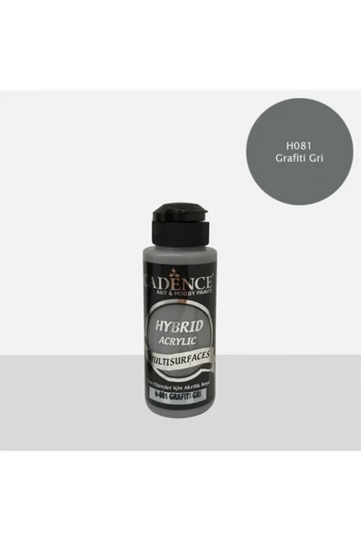 H-081 Grafıty Gri 120 ml Multısurface Hybrıd Akr. ürün görseli 1