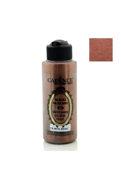 Su Bazlı Yaldız Akrilik Boya 120ml.118 Bronz ürün görseli 1