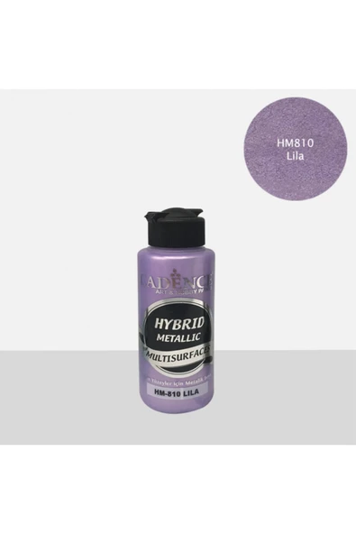 Hm810 Hibrit Metalik Lila Tüm Yüzeyler Akrilik Boya 120ml ürün görseli 1