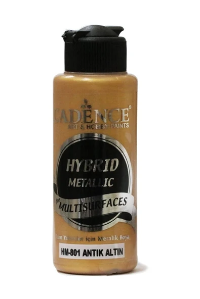 Tüm Yüzeyler Için Metalik Boya Antık Altın Hm-801 120ml ürün görseli 1