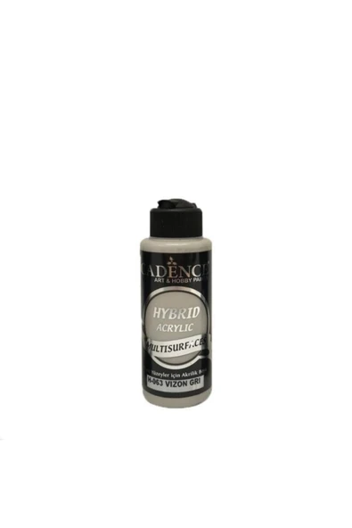 Vizon Gri Akrilik Boya 120 ml H-063 ürün görseli 1