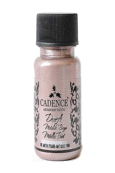 Dora Simli Metalik Boya 147-Antik Pembe 50ml ürün görseli 1