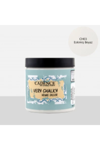 Very Chalky Home Decor Mobilya Boyası 500 ml. 03 Eskimiş Beyaz ürün görseli 1