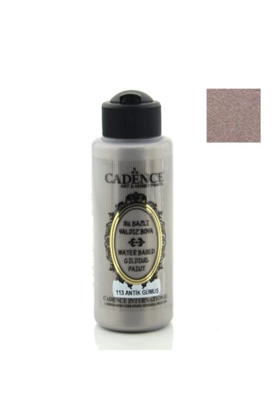 113 Antik Gümüş-yaldız Boya 120ml(cc) ürün görseli 1