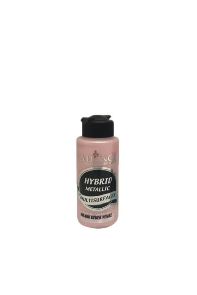 Hm 808 Metalik Bebek Pembe  Akrilik Boya 120 ml ürün görseli 1