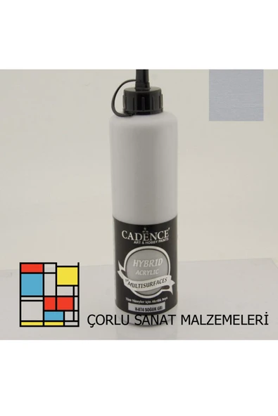 Soğuk Gri Hybrid Hibrit Multisurface Boya 500 ml H-074 ürün görseli 1