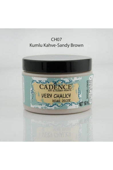 Very Chalky Home Decor Mobilya Boyası 150 ml. 07 Kumlu Kahve ürün görseli 1