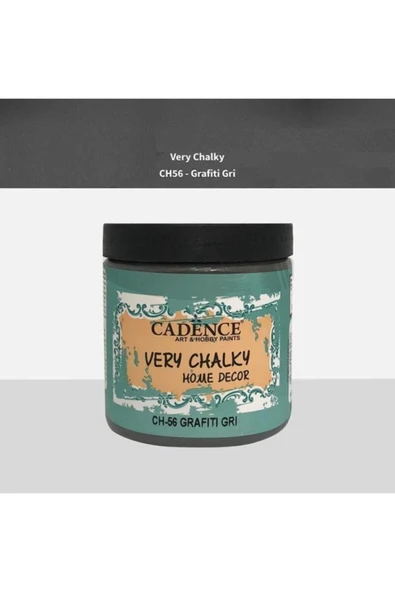 Very Chalky Home Decor Mobilya Boyası 500 ml. 56 GRAFİTİ GRİ ürün görseli 1