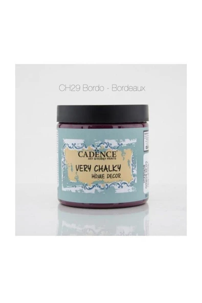 Very Chalky Home Decor Mobilya Boyası 500 ml. 29 BORDO ürün görseli 1