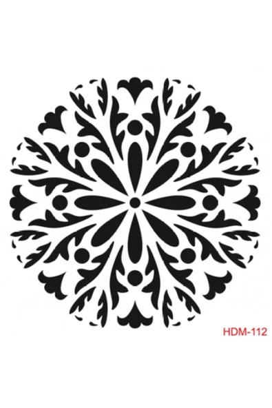 Home Decor 25*25 Hdm 112 Stencil ürün görseli 1