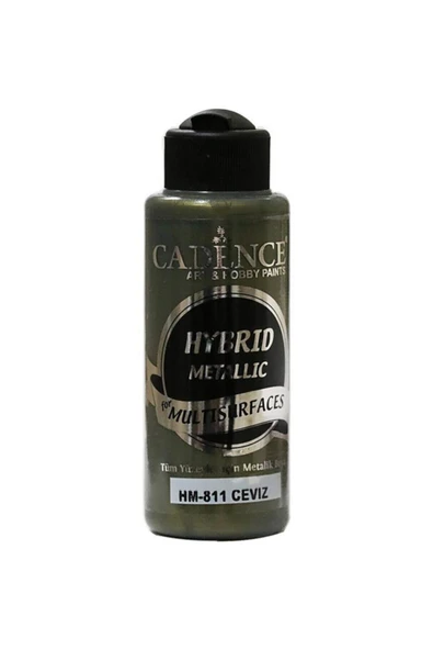 Cadence Hm-811 Metalik Ceviz Renginde Akrilik Boya 120 ml ürün görseli 1