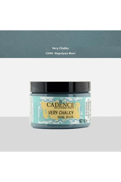 Very Chalky Home Decor Mobilya Boyası 150 ml. 48 Napolyon Mavi ürün görseli 1