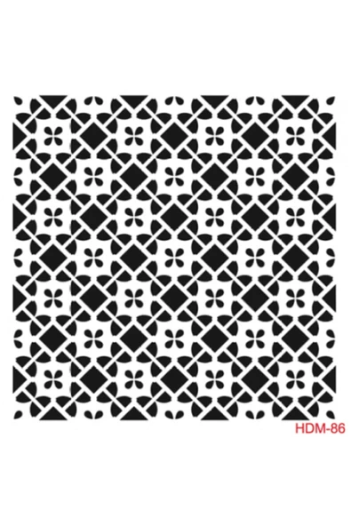 Home Decor 25*25 Hdm 86 Stencil ürün görseli 1