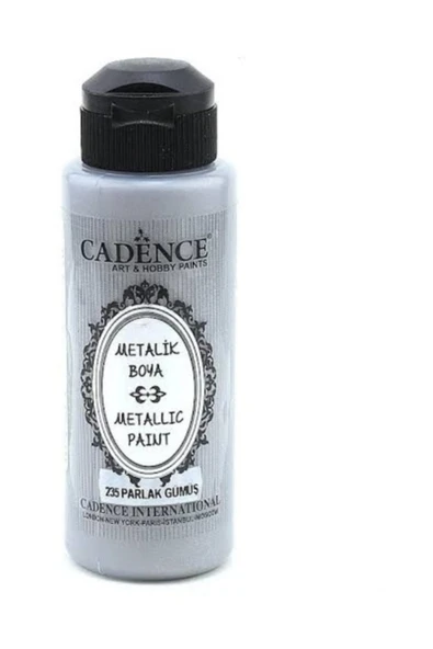 Metalik Boya 120 ml  235 Parlak Gümüş ürün görseli 1