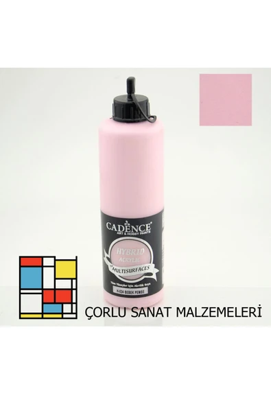 Pembe Hybrid Multisurface Akrilik Boya 500 ml. H-024 ürün görseli 1