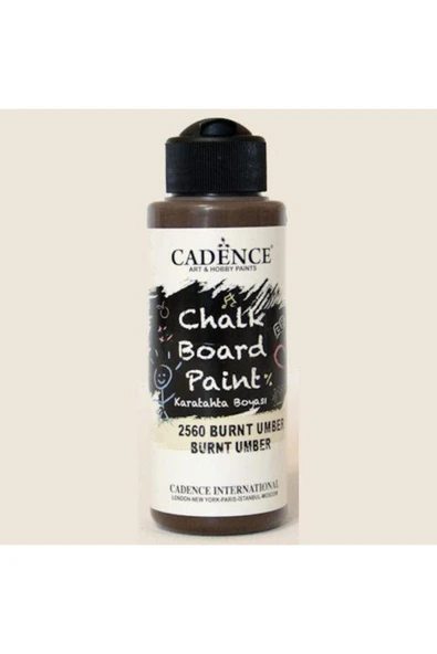 Chalkboard Paint 120ml Kara Tahta Boyası 2560 Burnt Umber ürün görseli 1