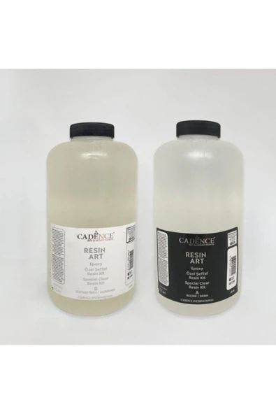 Resin Art Epoksi Şeffaf Reçine 2 Litre + 2 Litre Kit ürün görseli 1