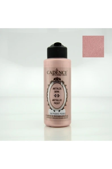 240 Pudra Pembe 120ml Metalik Boya ürün görseli 1