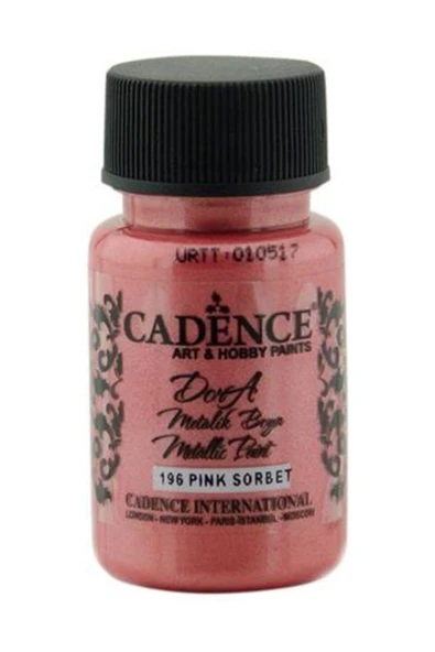 Cadence 196 Pink Sorbet Antrasit Dora Metalik Boya 50 ml 1535254557931 ürün görseli 1