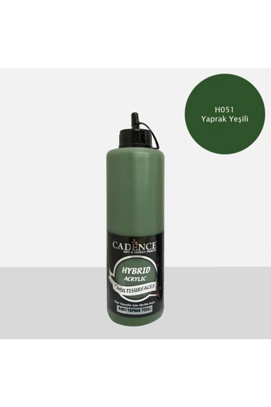 Hibrit Multisurface Akrilik Boya 500 Ml H051 Yaprak Yeşili ürün görseli 1