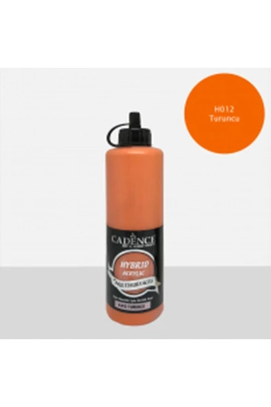 Hibrit Multisurface Akrilik Boya 500 Ml H012 Turuncu ürün görseli 1