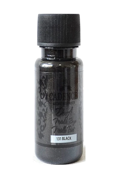 Dora Simli Metalik Boya 131-Siyah 50ml ürün görseli 1