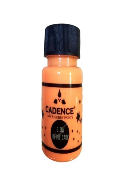 Glow in Dark (Karanlıkta Parlayan Boya) 580-Turuncu 50ml ürün görseli 1