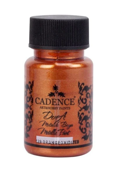 Dora Metalik Boya 50 ml. 129 Orange Oxidized ürün görseli 1
