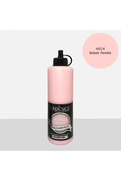 Hybrid Akrilik Multisurface H-024 Bebek Pembe 500ml ürün görseli 1