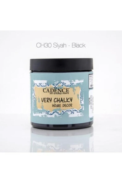 Very Chalky Home Decor Mobilya Boyası 500 Ml. 30 Siyah ürün görseli 1