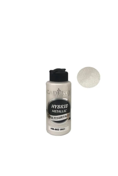 Cadence Hm-802 Metalik Inci Renginde Akrilik Boya 120 ml ürün görseli 1