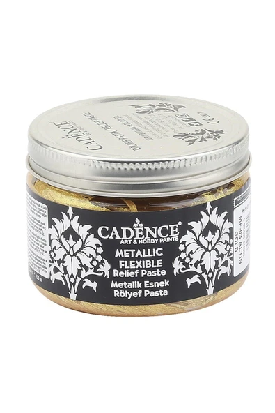 Cadence Metalik Flexible Esnek Rölyef Pasta Mf 03 Altın ürün görseli 1
