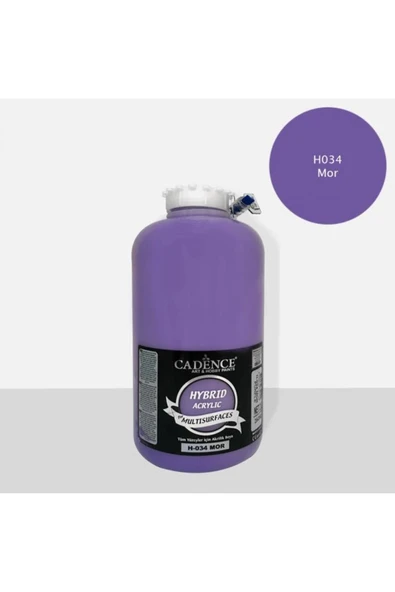 Hibrit Multisurface Boya 2000ml H-034 Mor (3 KG) ürün görseli 1