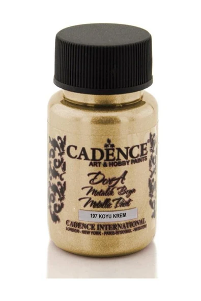 Cadence 197 Koyu Krem Renginde Metalik Boya 50 Ml ürün görseli 1