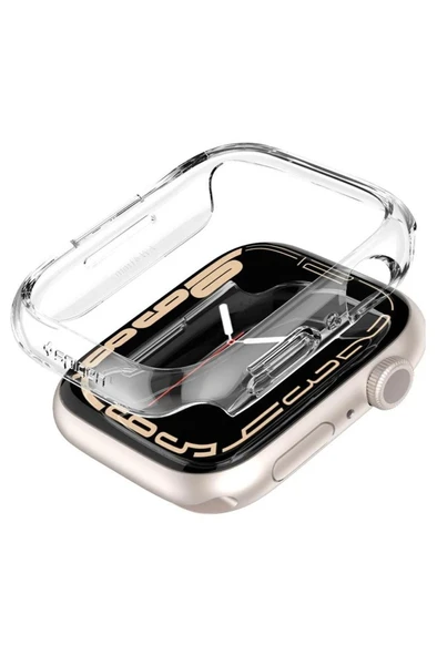 Spigen Apple Watch 41mm (Seri 9/8/7) Kılıf Thin Fit Crystal Clear - ACS04187 ürün görseli 1