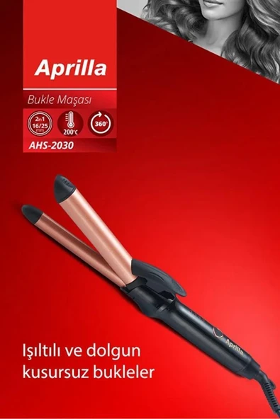 Aprilla AHS-2030 Bukle Saç Maşası ürün görseli 1