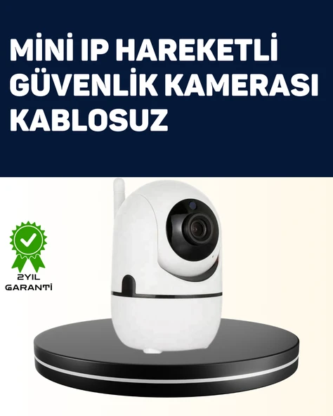 Yüksek Çözünürlüklü Hareket Takipli Kablosuz Güvenlik Kamerası – 1080P, Gece Görüşlü ürün görseli 1