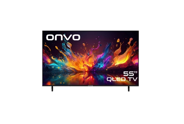 Onvo 55OVF9250UQ 4K Ultra HD 55" 140 Ekran Uydu Alıcılı Google Smart QLED TV ürün görseli 1